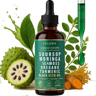 Seluna™ Soursop Liquid Drops 10-in-1