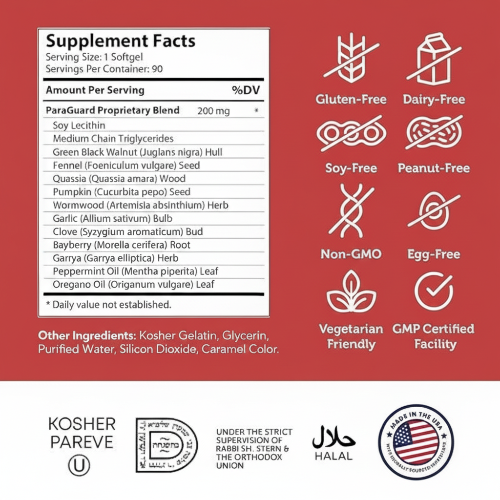 ParaGuard™ Gut Cleanse & Detox Softgels