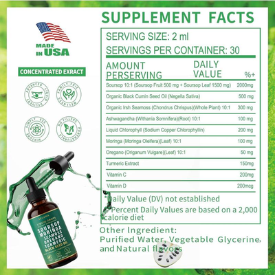 Seluna™ Soursop Liquid Drops 10-in-1